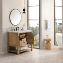 James Martin Breckenridge 36" Single Bathroom Vanity, Light Natural Oak