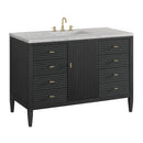 James Martin Myrrin 48" Single Bathroom Vanity, Carbon Oak