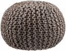 Hauenstein Knitted Jute Pouf