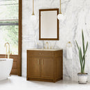 James Martin Bellshire 36" Single Bathroom Vanity, Honey Oak