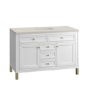 James Martin Chicago 48" Single Bathroom Vanity, Glossy White