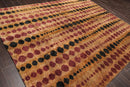 7'11" x 9'11" Hand Knotted 100% Jute Thick Pile Area Rug Modern Tan