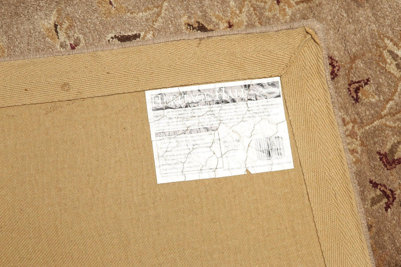 5'6" x 8'6" Handmade Oriental Area Rug 100% Wool HE02 GRE Brown