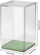 Acrylic Display Case 4PCS Upgraded Large 125mm Clear Blind Box Display Case - Dustproof Acrylic Organizer