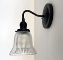 Antique Bell Glass Wall Sconces