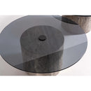 Athena Travertine Marble Coffee Table Set