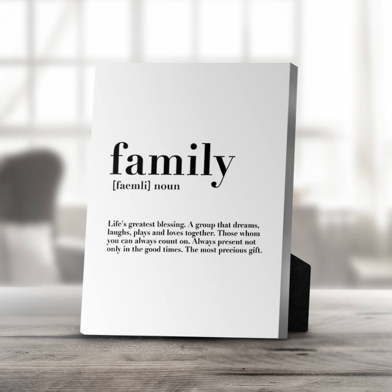 Home Family Love B Desktop Canvas