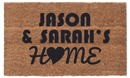 Personalized Home Love Vinyl Coir Doormat
