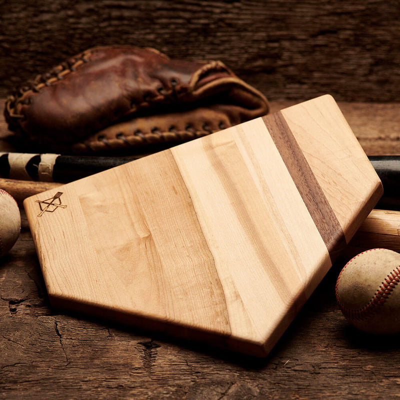 Home Plate Cutting Board, detail