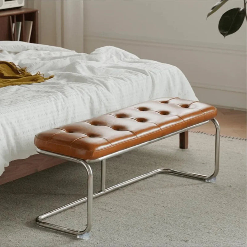 Duas Leather Bench