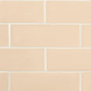 Caramel Glossy Subway Ceramic Tiles 3x9