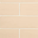 Caramel Glossy Subway Ceramic Tiles 4x12