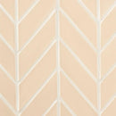 Caramel Glossy Chevron Ceramic Tiles 2x6