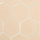 Caramel Glossy Hexagon 5 Ceramic Tiles 5