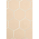 Caramel Glossy Hexagon 5 Ceramic Tiles 5