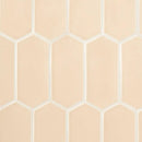 Caramel Glossy Picket Ceramic Tiles 3x6