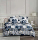 GobekUsa Honeycomb Marble Patterned Bedding Set, Luxurious Duvet Cover with Pillowcase