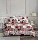 GobekUsa Honeycomb Marble Patterned Bedding Set, Luxurious Duvet Cover with Pillowcase