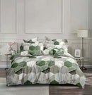 GobekUsa Honeycomb Marble Patterned Bedding Set, Luxurious Duvet Cover with Pillowcase