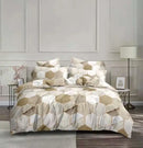 GobekUsa Honeycomb Marble Patterned Bedding Set, Luxurious Duvet Cover with Pillowcase