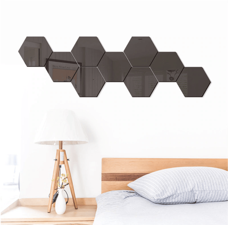 Honeycomb Reflective Wall Stickers