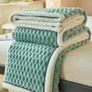 GobekUsa Cozy Coral Fleece Bed Blanket - Soft, Warm, & Comfortable for Autumn/Winter