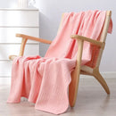 GobekUsa Honeycomb Waffle Cotton Blankets - Ideal for Beds, Sofas, Travel, and Picnics