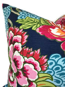 Honshu Pillow Cover in Navy, Thibaut Pillows
