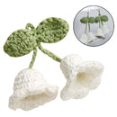 Crochet Lily of the Valley Small Flower Hand Woven Artificial Flowers