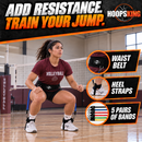 HoopsKing Vertical Jump Trainer Resistance Bands | Waist to Heels