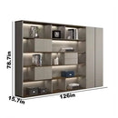 Hope · Office Shelves w/ Lighting & Storage by Arc Grove