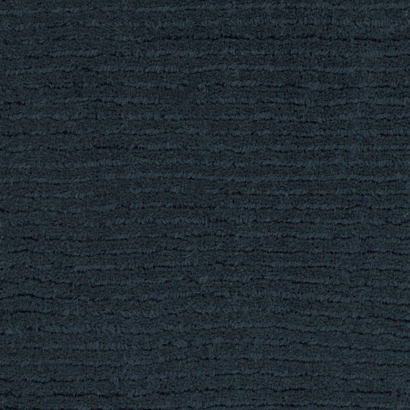 Brockton Solid Dark Blue Wool Rug