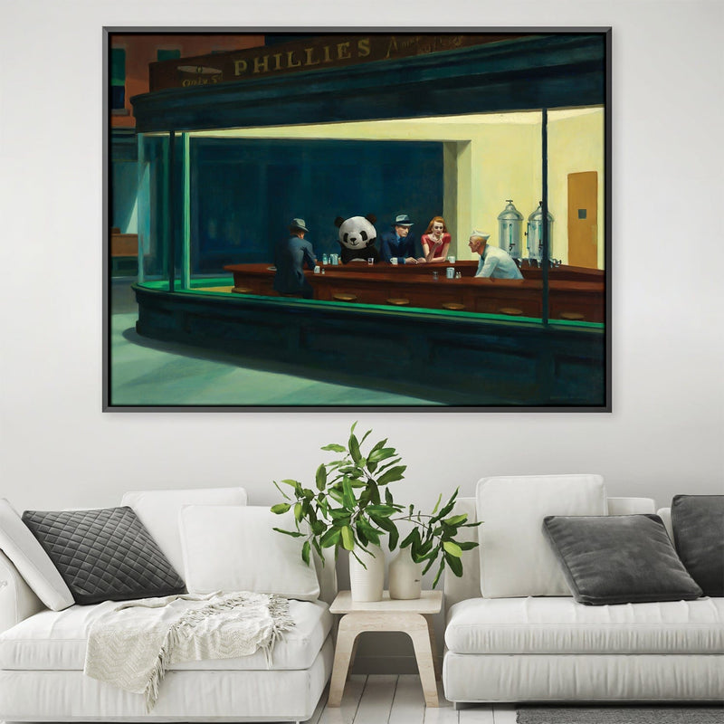 Hopper Panda Canvas