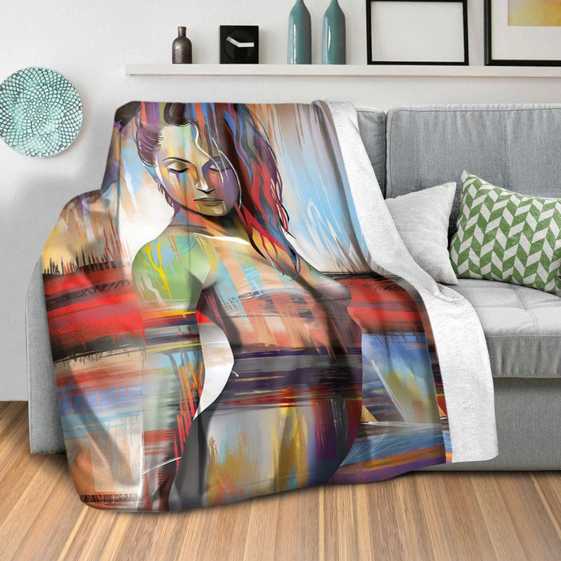 Horizon Woman A Blanket