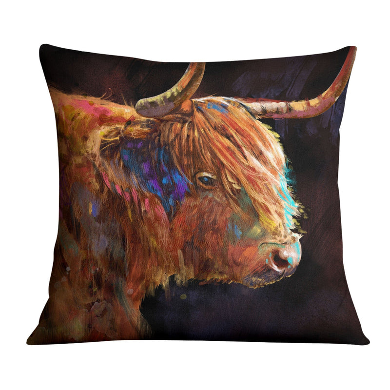 Horns of Highland Cushion