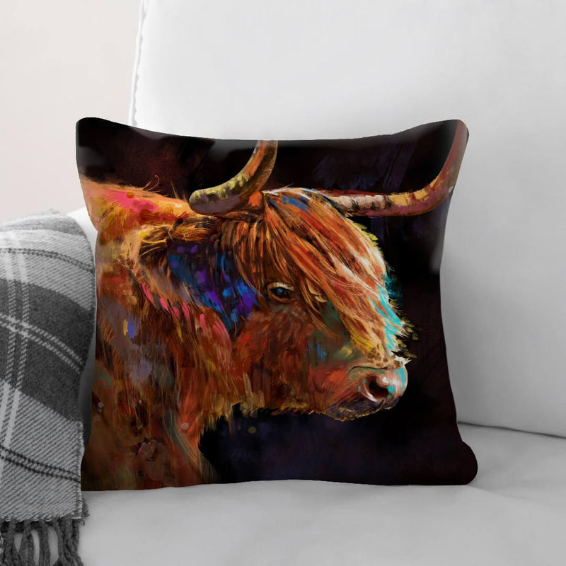 Horns of Highland Cushion