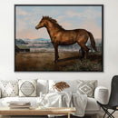 Horse on the Ranch Canvas