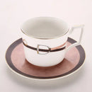GobekUsa Bone China Tableware Set: Dinner Plate, Coffee Cup, Saucer, Service Plate, Tea Cup