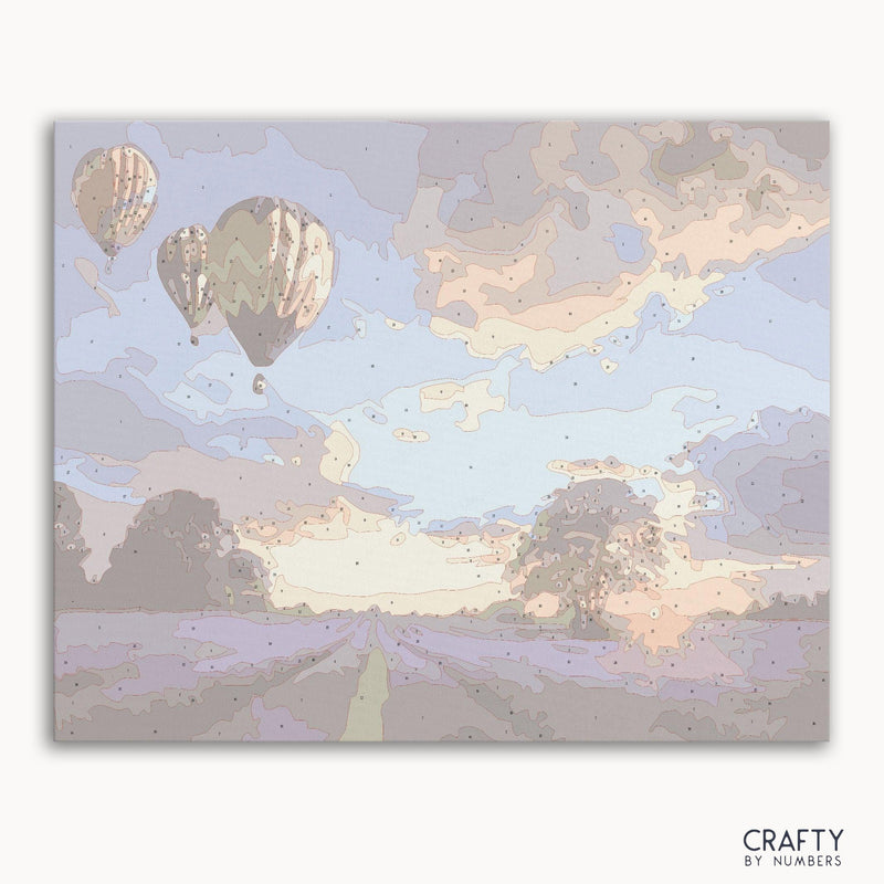 Hot Air Balloon Sunset