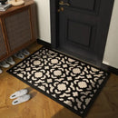 GobekUsa Houndstooth Black Ivory Area Rug Decor Carpet Doormat Floor Mat