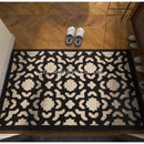 GobekUsa Houndstooth Black Ivory Area Rug Decor Carpet Doormat Floor Mat