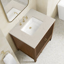 James Martin Myrrin 30" Single Bathroom Vanity, Mid-Century Walnut