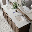 James Martin Bristol 72" Double Bathroom Vanity, Whitewashed Walnut