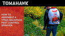 5 Gallon Gas Power Backpack Sprayer with Twin Tip Nozzle for Pesticides by Tomahawk Power