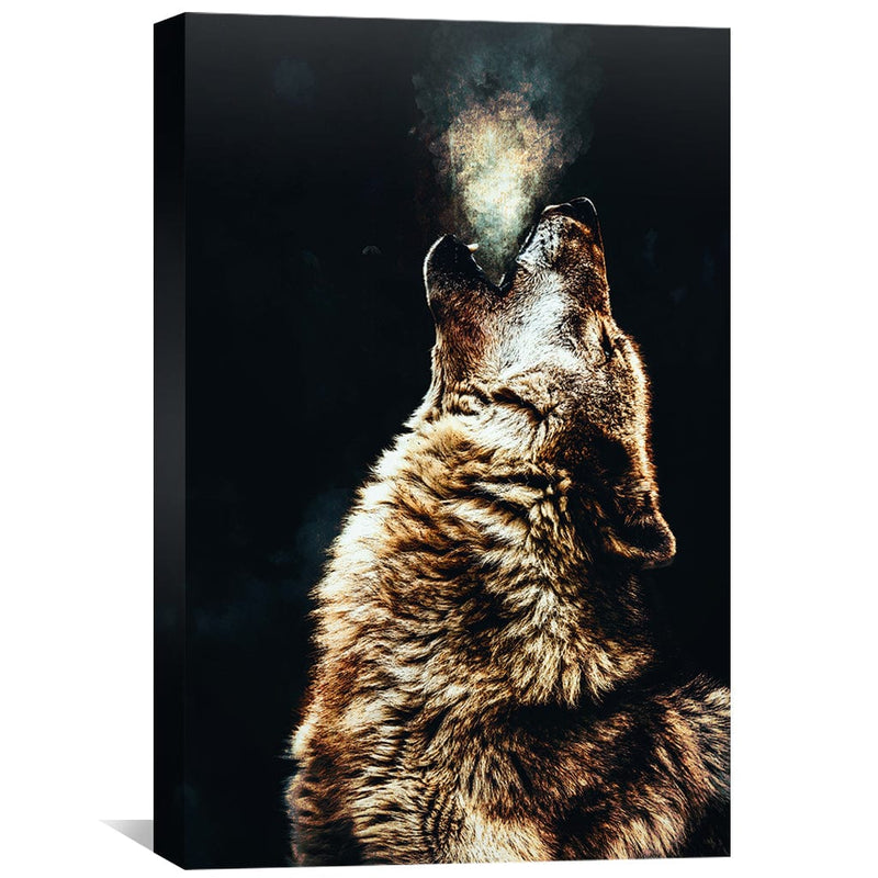 Howling Wolf Canvas