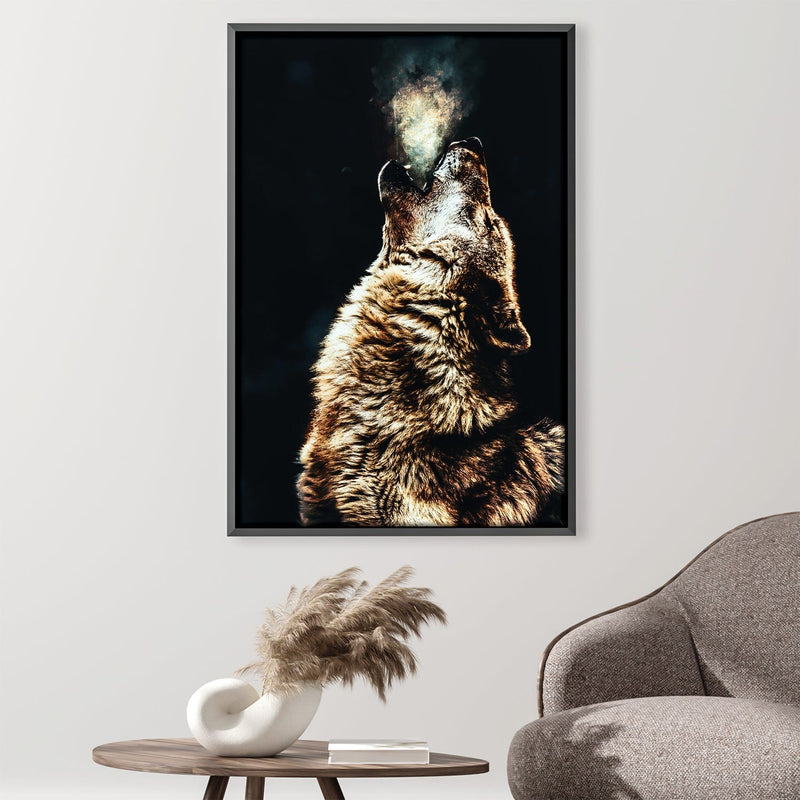 Howling Wolf Canvas