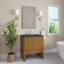 James Martin Hudson 30" Single Bathroom Vanity, Honey Oak
