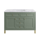James Martin Chicago 48" Single Bathroom Vanity, Smokey Celadon
