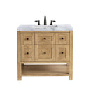 James Martin Breckenridge 36" Single Bathroom Vanity, Light Natural Oak