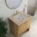 James Martin Hudson 30" Single Bathroom Vanity, Light Natural Oak